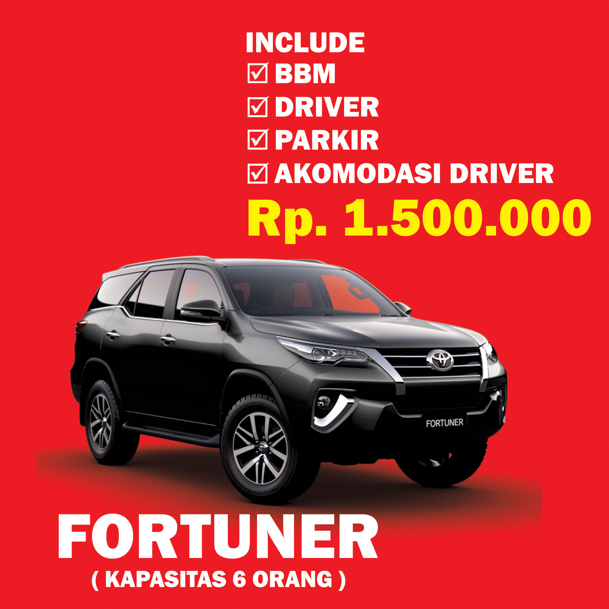 rental mobil fortuner lampung